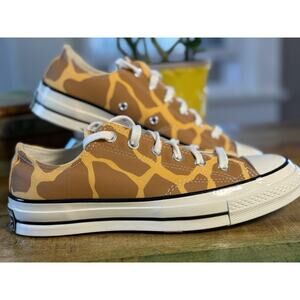 New Converse GIRAFFE Mens Shoes (NEW) Chuck 70 OX - Animal Print Mens 7 Womens 9